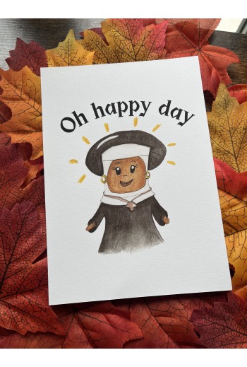 Print A5 "Oh Happy Day"